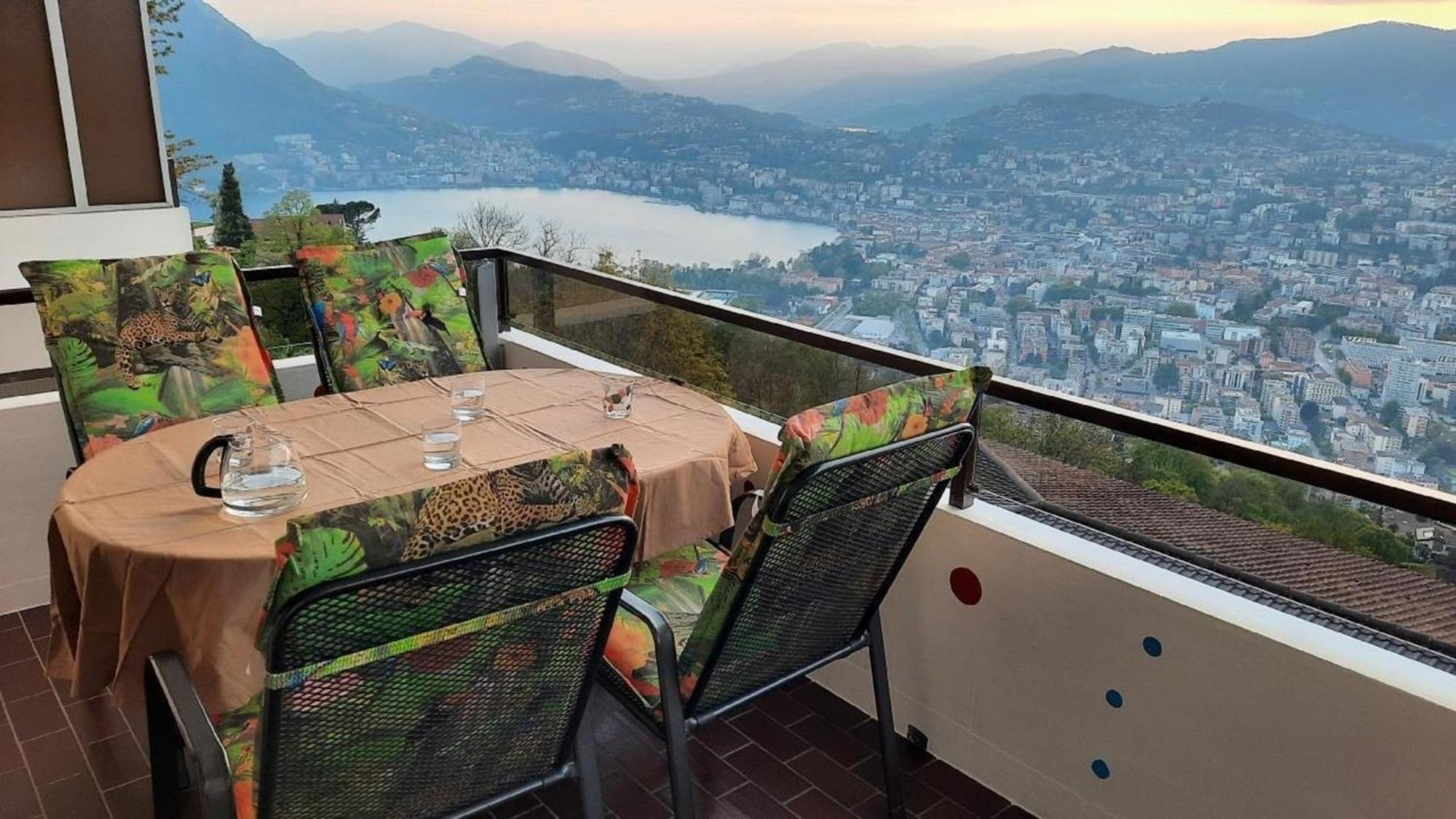 Al Bosco - Traumhafte Aussicht Auf Lugano Apartment Exterior photo